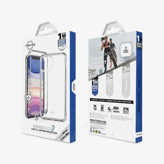 Itskins Nano360 iPhone 11 Pro Case - Transparent - Tashqila Itskins Nano360 iPhone 11 Pro Case - Transparent - Tashqila